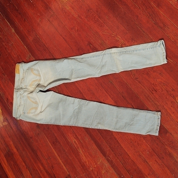 Hollister Light Wash Skinny Jeans Sz 3L/W 26 L 33 - Picture 5 of 9
